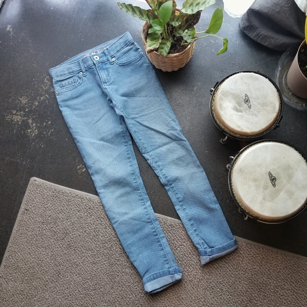 Girls Skinny Jean's Blue Size 8